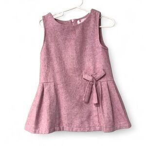 Sweet Charlotte Kids 2T Purple Lined Sleeveless Drop Waist Dress Pleated